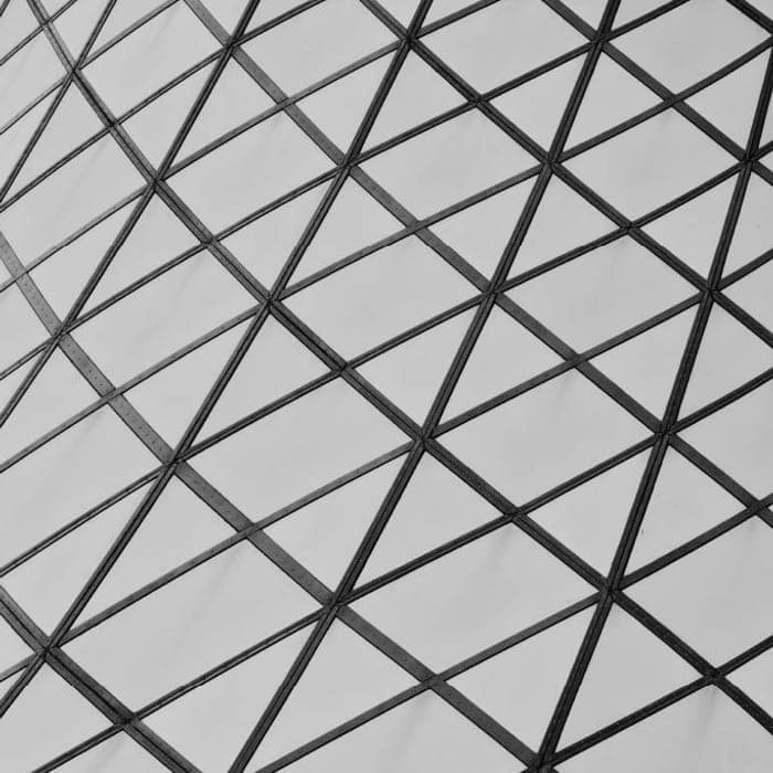 Detalle arquitectónico en blanco y negro